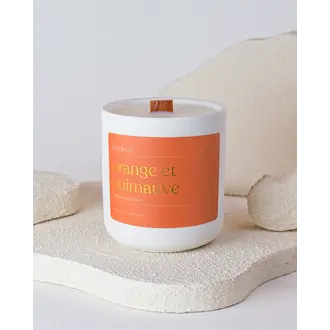 FEU & CO. BOUGIE - ORANGE ET GUIMAUVE