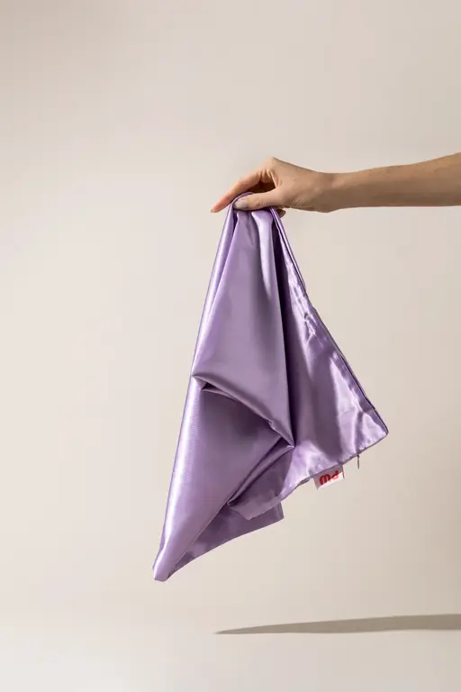 PIXIE WOO TAIE D'OREILLER EN SATIN - MAUVE