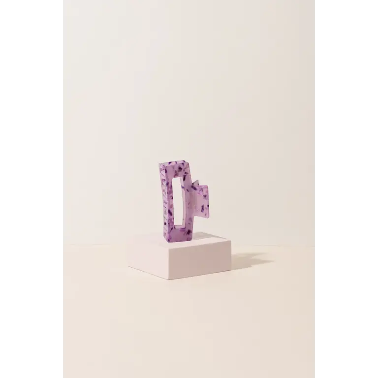 PIXIE WOO LAVENDER HAZE HAIR CLAW CLIP - MEDIUM