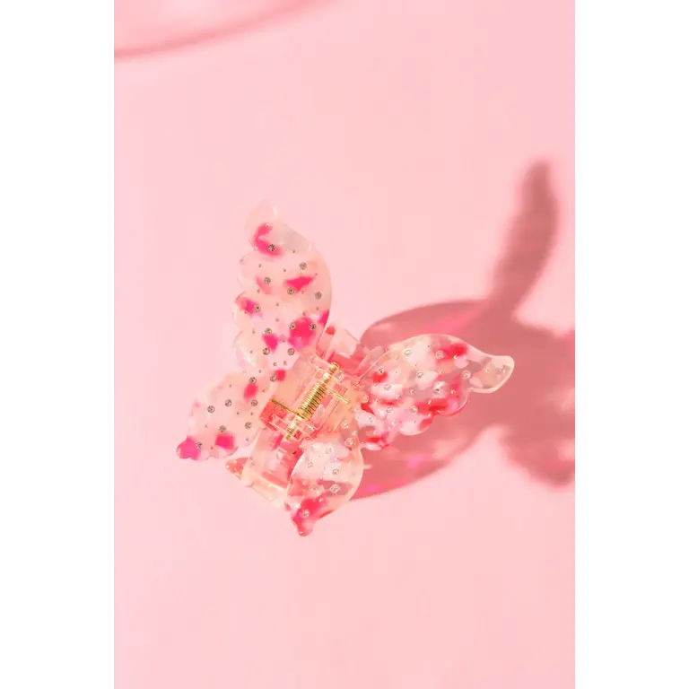 PIXIE WOO PINCE À CHEVEUX PAPILLON - DIAMOND