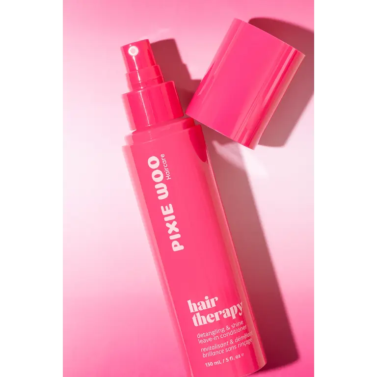 PIXIE WOO REVITALISANT & DÉMÊLANT BRILLANCE SANS RINÇAGE - WARM RASPBERRY