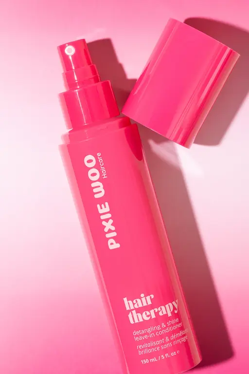 PIXIE WOO REVITALISANT & DÉMÊLANT BRILLANCE SANS RINÇAGE - WARM RASPBERRY
