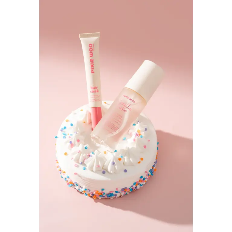 PIXIE WOO BRUME PARFUMÉE POUR LE CORPS & CHEVEUX - GÂTEAU À LA VANILLE