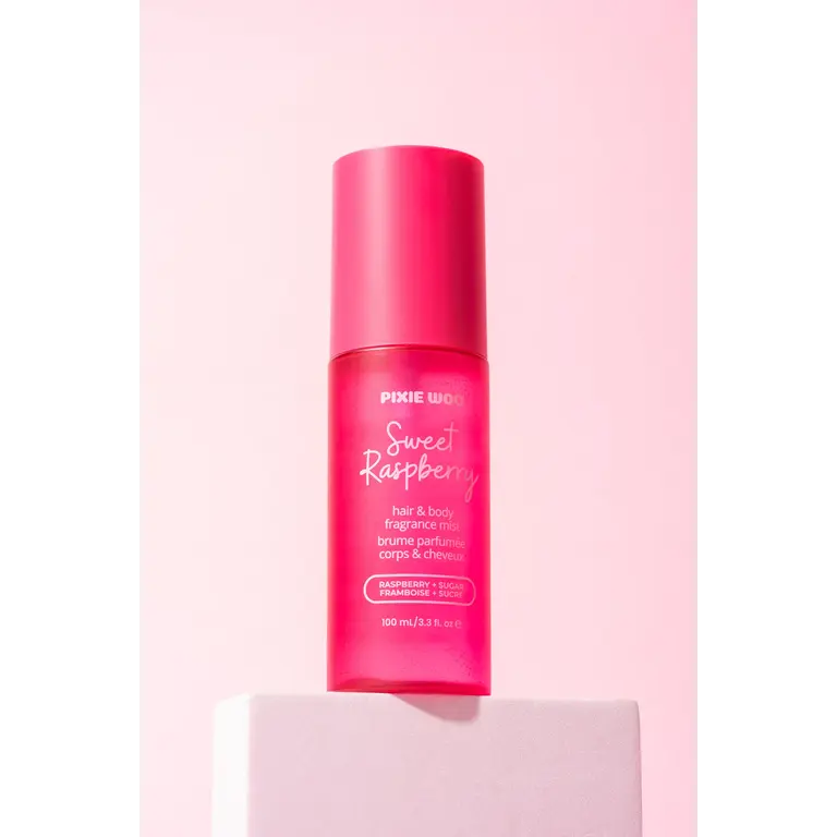 PIXIE WOO SCENTED BODY & HAIR MIST - SWEET RASPBERRY