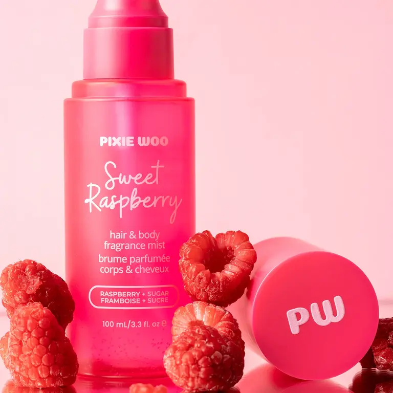 PIXIE WOO BRUME PARFUMÉE POUR LE CORPS & CHEVEUX - SWEET RASPBERRY