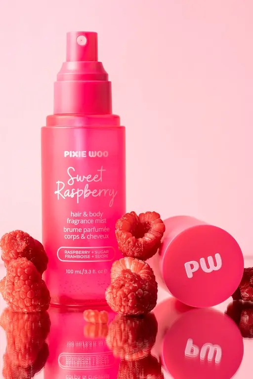 PIXIE WOO BRUME PARFUMÉE POUR LE CORPS & CHEVEUX - SWEET RASPBERRY