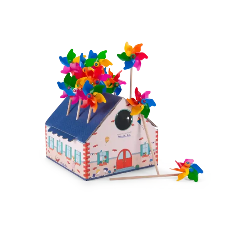 MOULIN ROTY AUJOURD'HUI C'EST MERCREDI - MOULIN À VENT MULTICOLORE