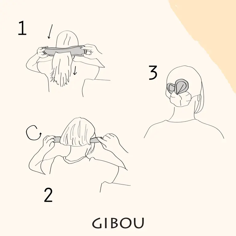 GIBOU ACCESSOIRE À CHIGNON - NOIR