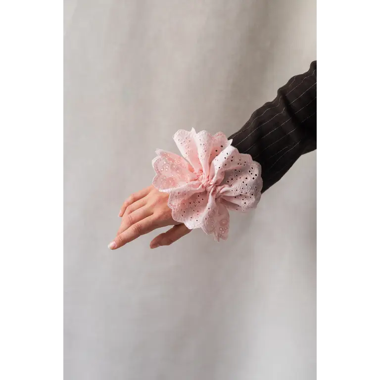 GIBOU CHOUCHOU EN BRODERIE ANGLAISE - MENTHE