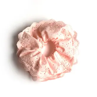 GIBOU CHOUCHOU EN BRODERIE ANGLAISE - ROSE