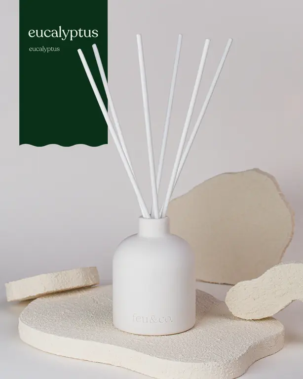 FEU & CO. DIFFUSEUR À ROSEAUX - EUCALYPTUS