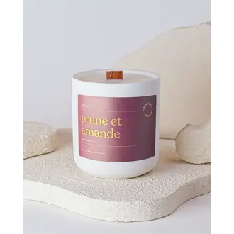 FEU & CO. BOUGIE - PRUNE ET AMANDE