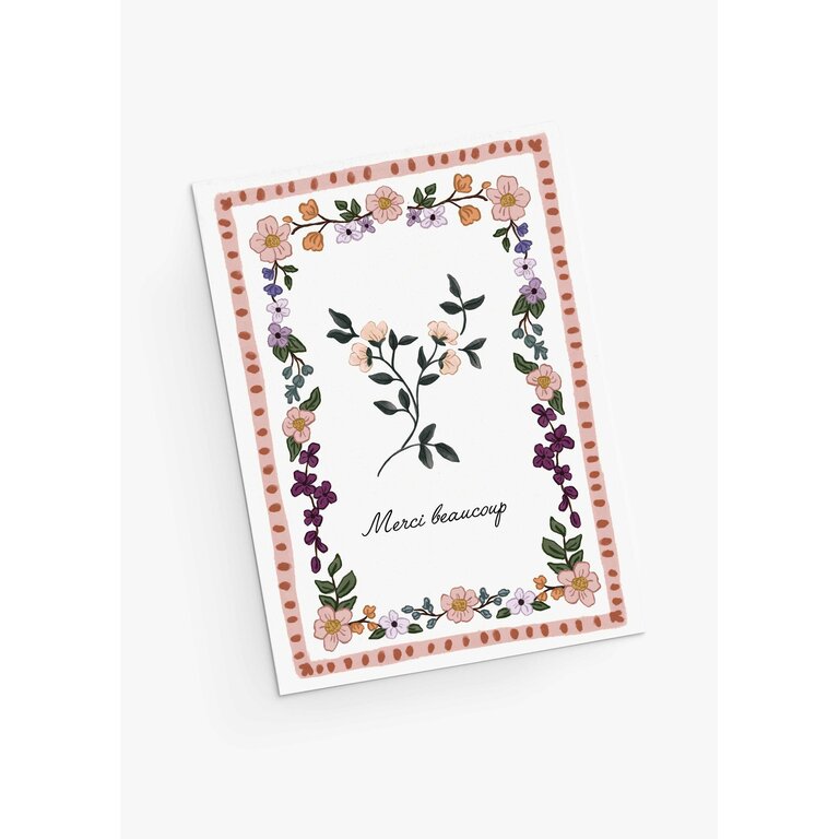 MIMI & AUGUST CARTE DE SOUHAITS - MERCI BEAUCOUP