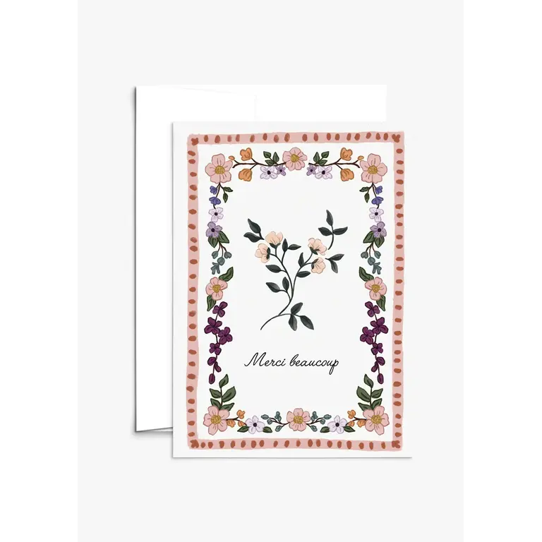 MIMI & AUGUST CARTE DE SOUHAITS - MERCI BEAUCOUP