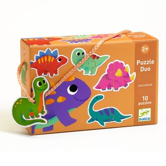 DJECO PUZZLE DUO - DINOS
