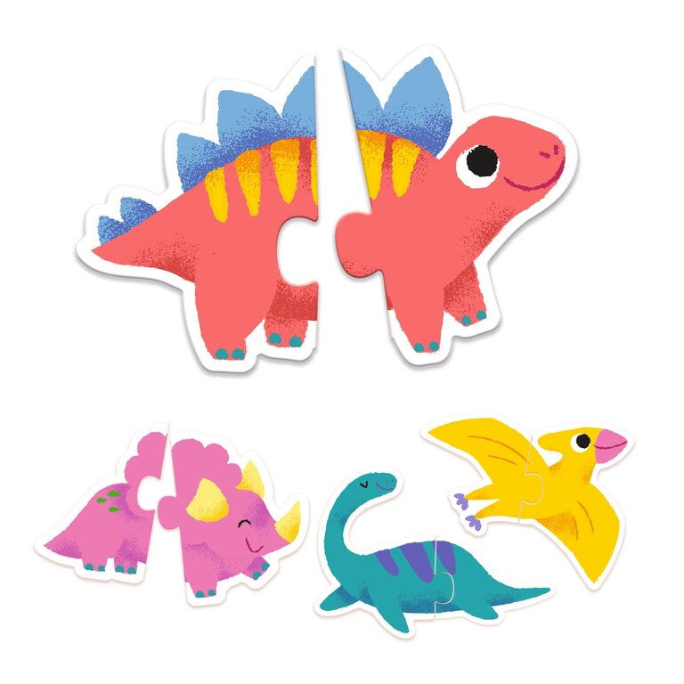 DJECO PUZZLE DUO - DINOS