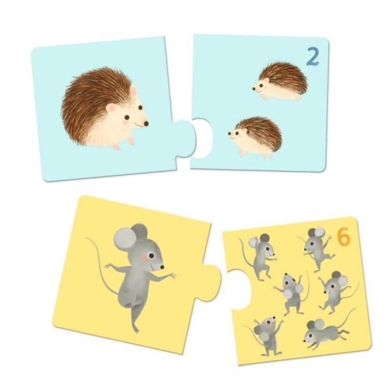 DJECO PUZZLE DUO - BÉBÉS ANIMAUX
