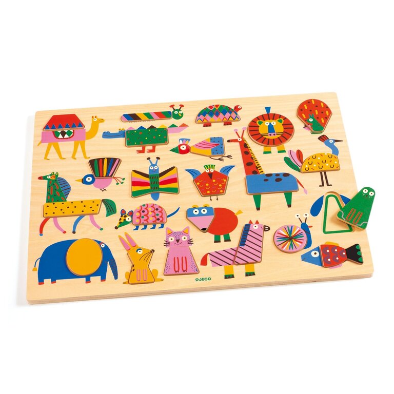 DJECO PUZZLE EN BOIS - GEO