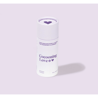 COCOONING LOVE DÉODORANT SOLIDE POUR PEAU SENSIBLE  - PAMPLEMOUSSE ROSE & LAVANDE