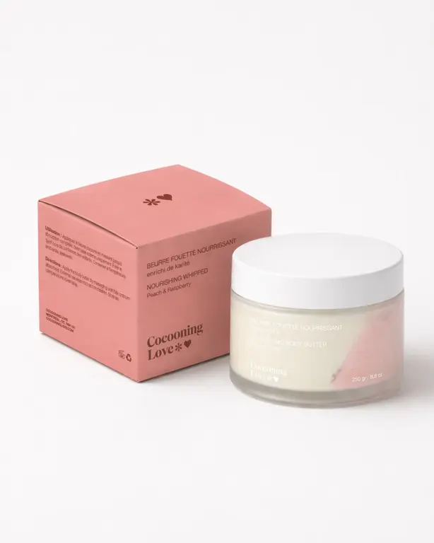 COCOONING LOVE BEURRE FOUETTÉ NOURRISSANT - PÊCHE & FRAMBOISE