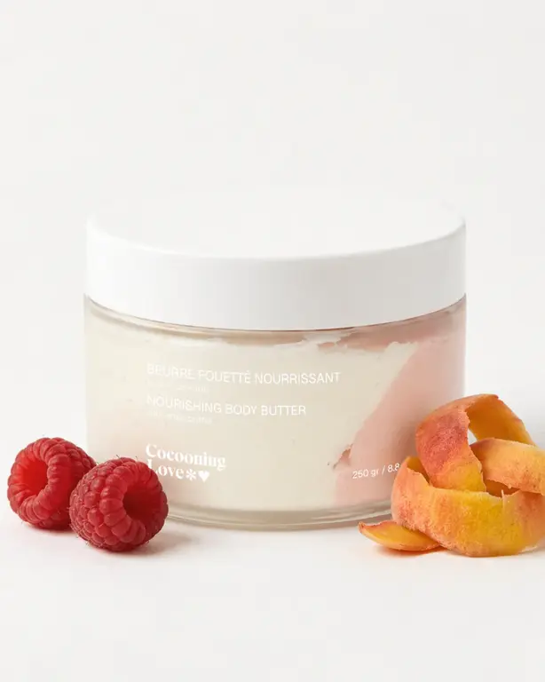 COCOONING LOVE BEURRE FOUETTÉ NOURRISSANT - PÊCHE & FRAMBOISE