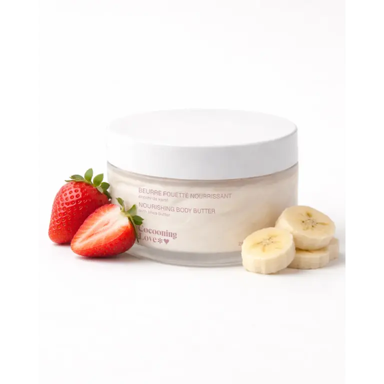 COCOONING LOVE NOURISHING WHIPPED BUTTER - STRAWBERRY & BANANA SMOOTHIE