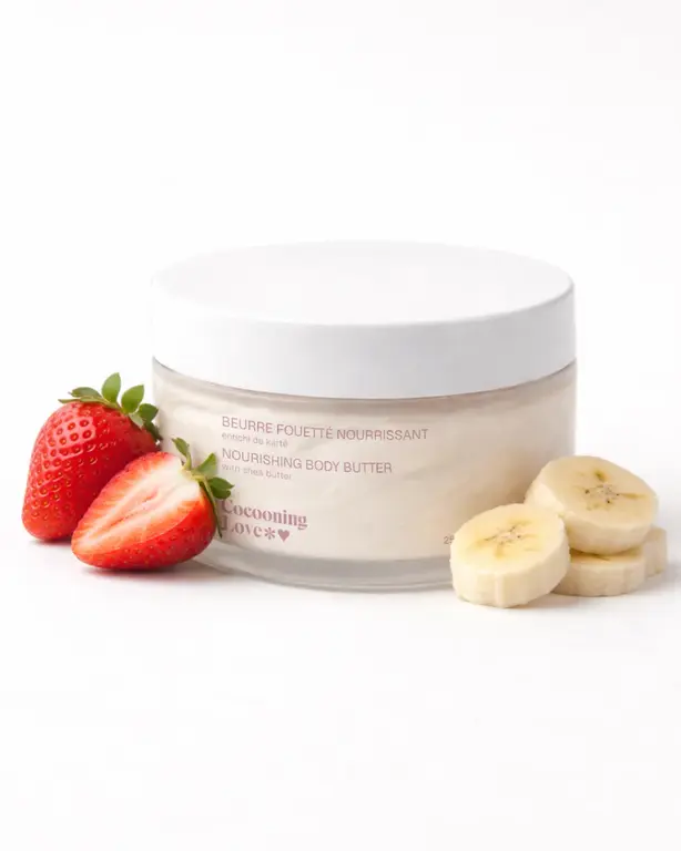COCOONING LOVE BEURRE FOUETTÉ NOURRISSANT - SMOOTHIE FRAISE & BANANE