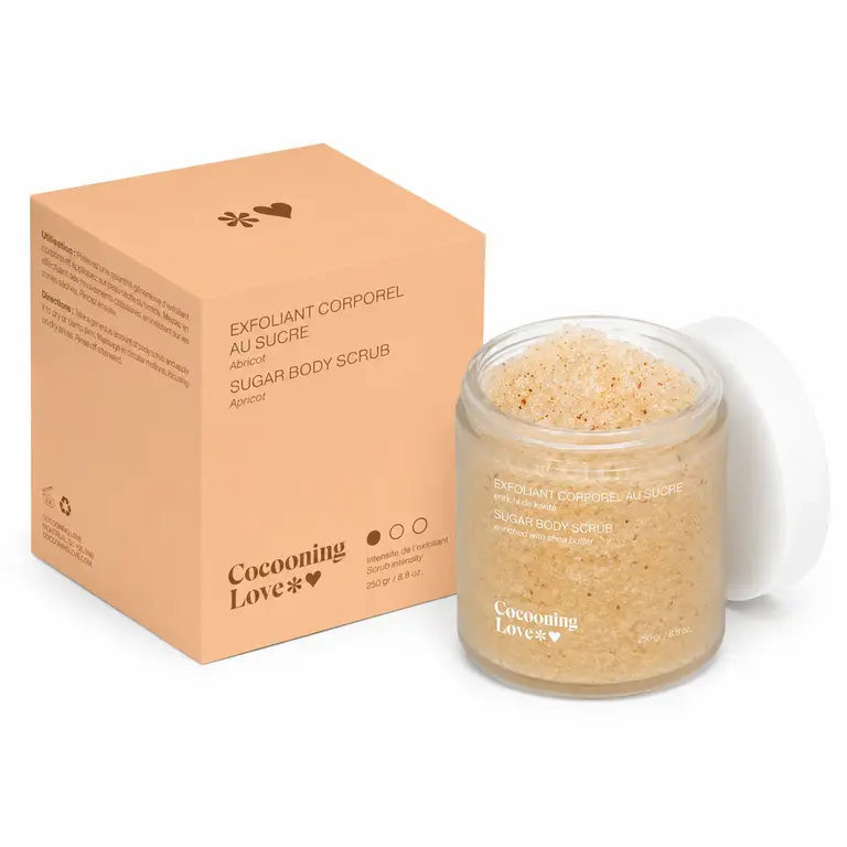 COCOONING LOVE EXFOLIANT CORPS AU SUCRE - ABRICOT