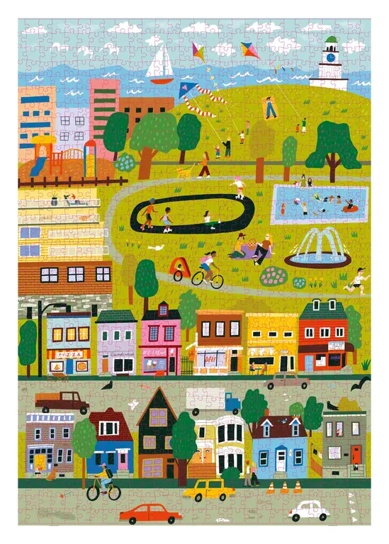 HOLIYAY PUZZLE 1000 PCS - BALADE CITADINE