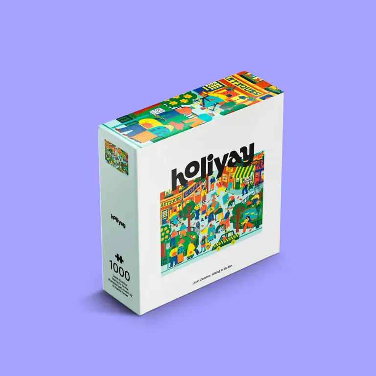 HOLIYAY PUZZLE 1000 PCS - L'ARRÊT D'AUTOBUS