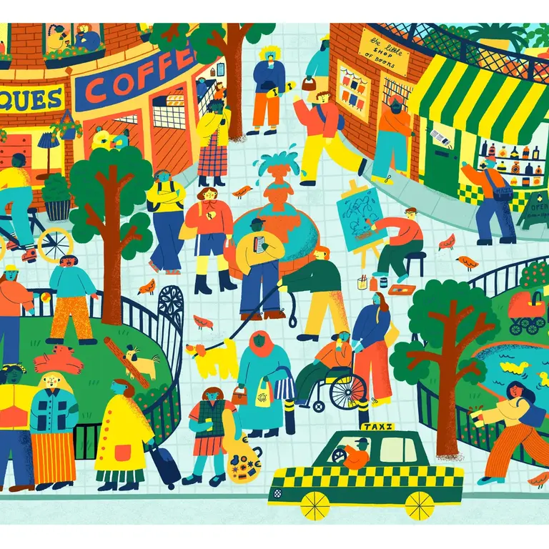 HOLIYAY PUZZLE 1000 PCS - L'ARRÊT D'AUTOBUS
