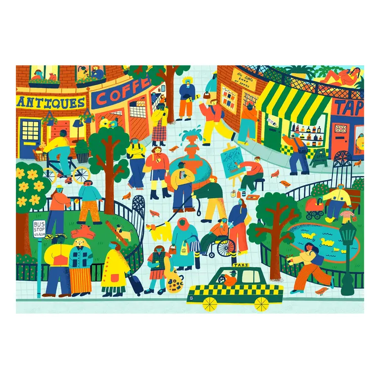 HOLIYAY PUZZLE 1000 PCS - L'ARRÊT D'AUTOBUS