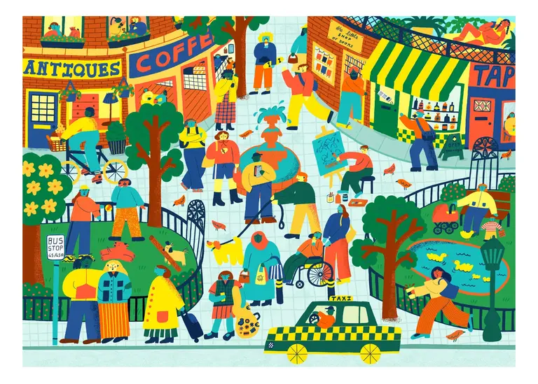 HOLIYAY PUZZLE 1000 PCS - L'ARRÊT D'AUTOBUS