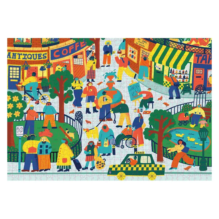 HOLIYAY PUZZLE 1000 PCS - L'ARRÊT D'AUTOBUS