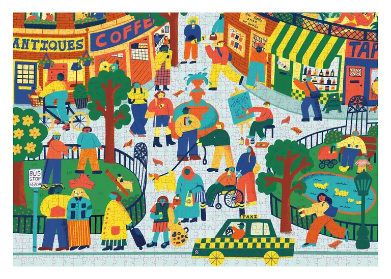 HOLIYAY PUZZLE 1000 PCS - L'ARRÊT D'AUTOBUS