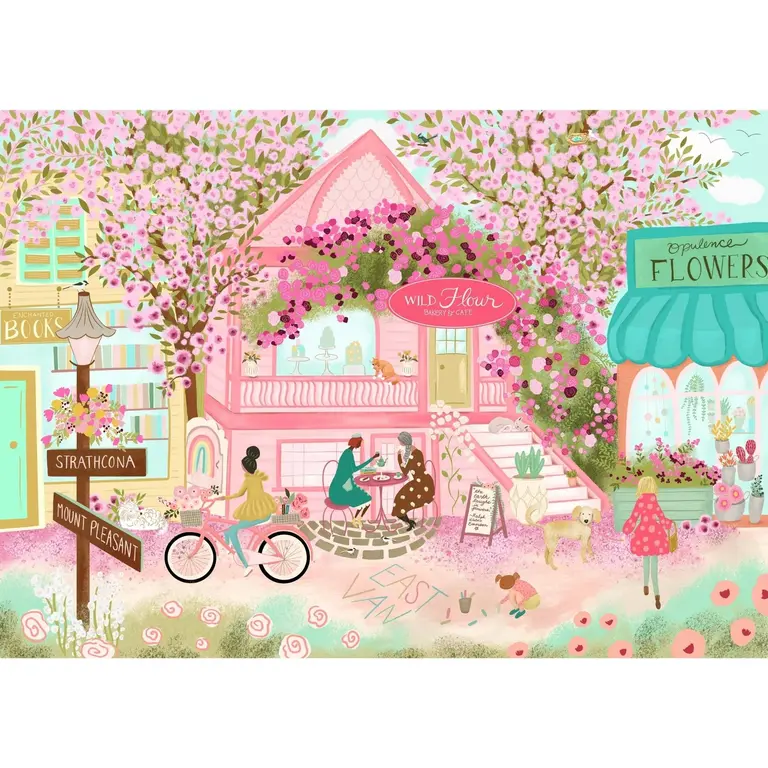 VILLAGER PUZZLE 1000 PCS - VILLE EN FLEURS