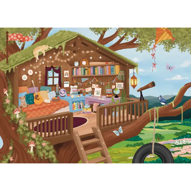 VILLAGER PUZZLE 250 PCS - REFUGE DANS LES ARBRES