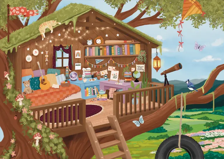 VILLAGER PUZZLE 250 PCS - REFUGE DANS LES ARBRES