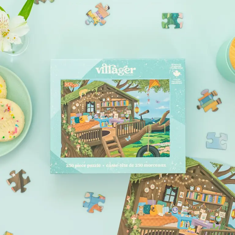 VILLAGER PUZZLE 250 PCS - REFUGE DANS LES ARBRES