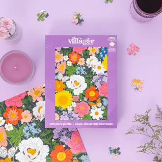 VILLAGER PUZZLE 250 PCS - FLEURS DE MINUIT