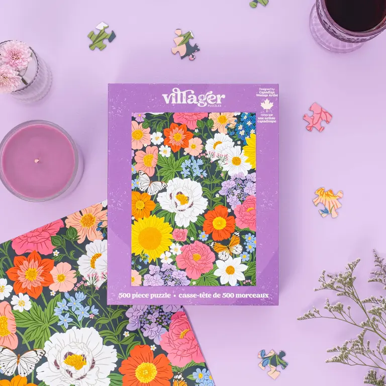 VILLAGER PUZZLE 250 PCS - FLEURS DE MINUIT