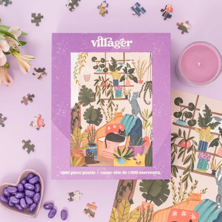 VILLAGER PUZZLE 1000 PCS - CHATS DE BALCON
