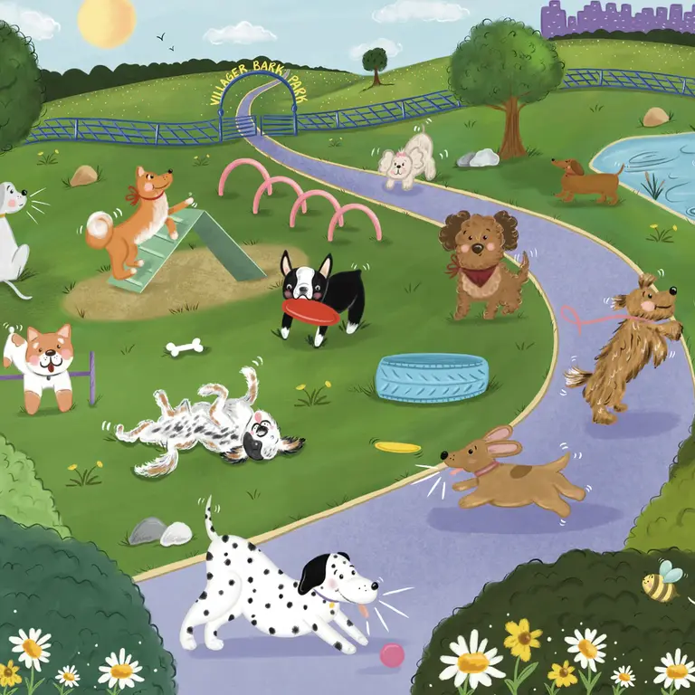 VILLAGER PUZZLE 250 PCS - PARC À CHIENS