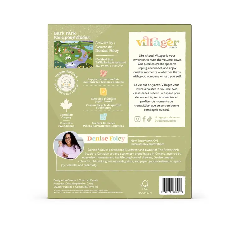 VILLAGER PUZZLE 250 PCS - PARC À CHIENS