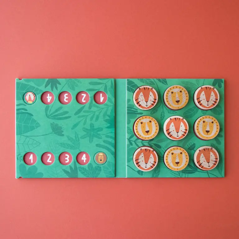 LONDJI JEU DE TIC TAC TOE - LION & TIGRE