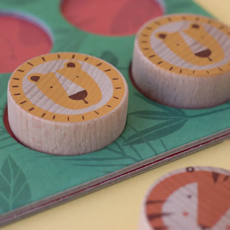 LONDJI JEU DE TIC TAC TOE - LION & TIGRE