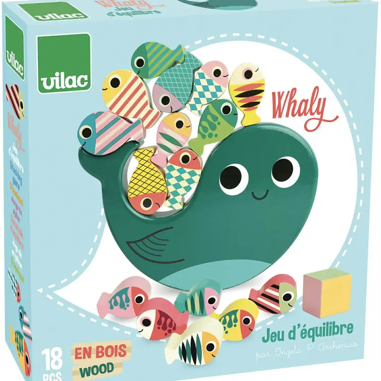 VILAC JEU D'ÉQUILIBRE ET D'EMPILAGE - BALEINE