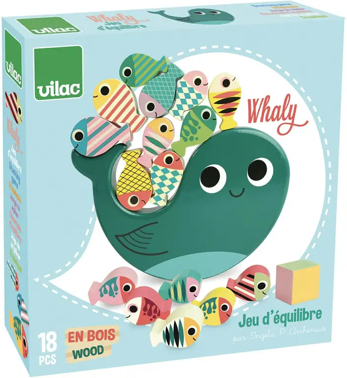 VILAC JEU D'ÉQUILIBRE ET D'EMPILAGE - BALEINE