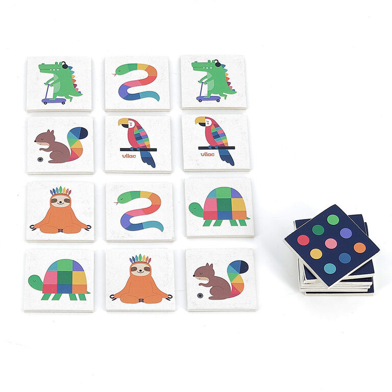 VILAC JEU DE MÉMOIRE ANIMAUX - ANDY WESTFACE