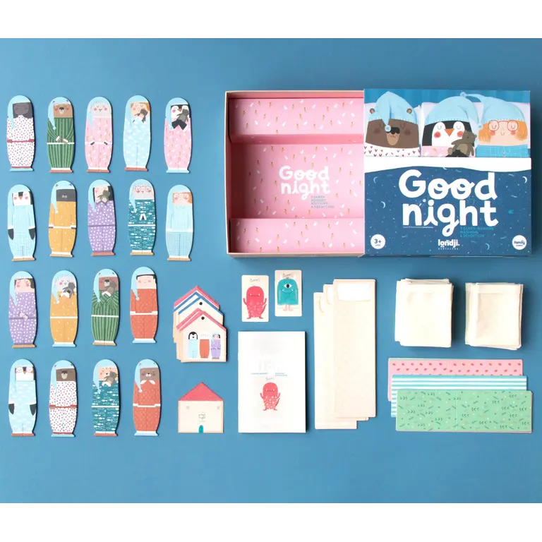 LONDJI MEMORY, MATCHING & DEDUCTION GAME - GOOD NIGHT